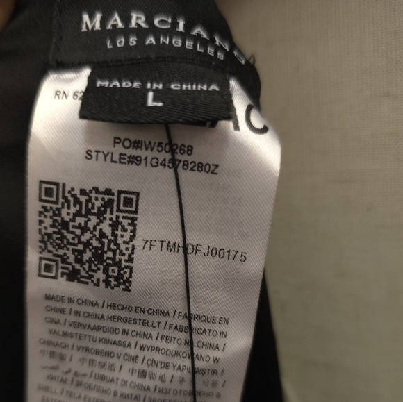 GUESS by Marciano Women's Cosmo Gold Stud Open-Back Halter Tank- Black- L NWT - Picture 12 of 12